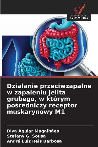 Dzialanie przeciwzapalne w zapaleniu jelita grubego, w którym pośredniczy receptor muskarynowy M1