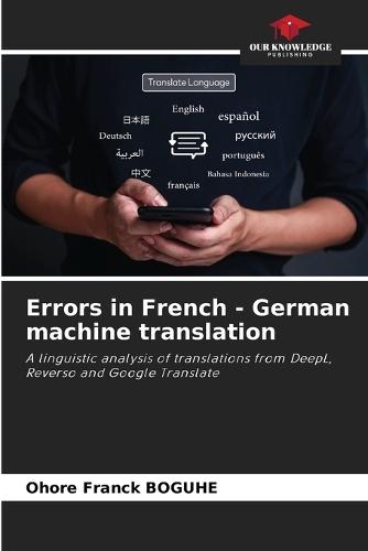 Errors in French - German machine translation
