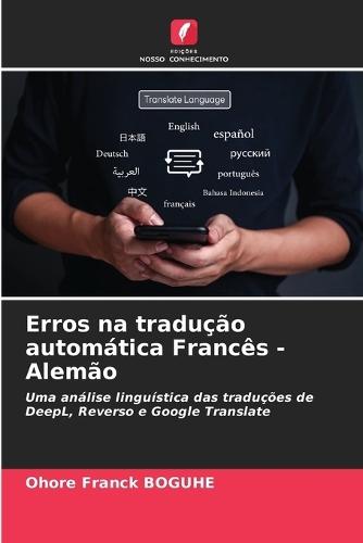 Erros na tradução automática Francês - Alemão