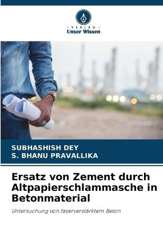 Ersatz von Zement durch Altpapierschlammasche in Betonmaterial
