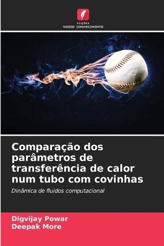 Comparação dos parâmetros de transferência de calor num tubo com covinhas