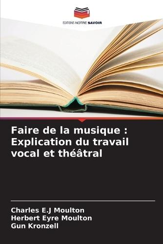 Faire de la musique: Explication du travail vocal et théâtral
