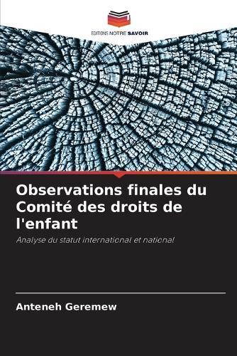 Observations finales du Comité des droits de l'enfant
