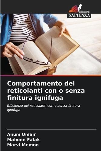 Comportamento dei reticolanti con o senza finitura ignifuga