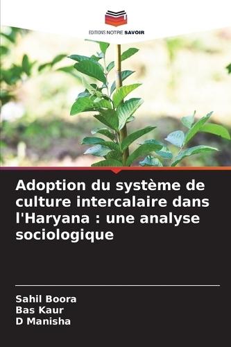 Adoption du système de culture intercalaire dans l'Haryana: une analyse sociologique