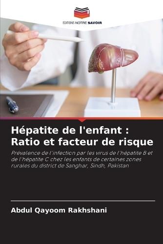 Hépatite de l'enfant: Ratio et facteur de risque