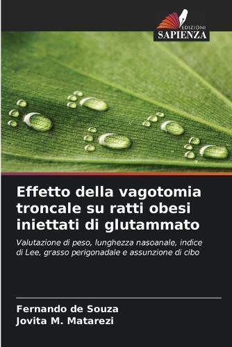 Effetto della vagotomia troncale su ratti obesi iniettati di glutammato
