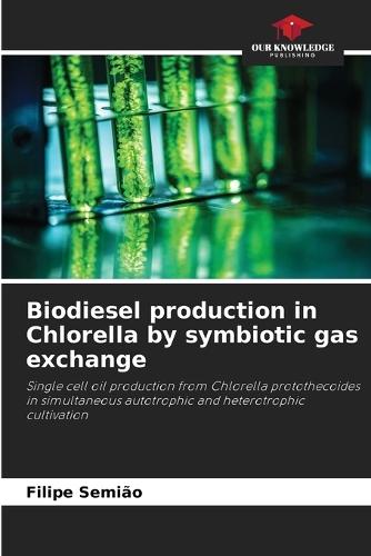 Biodiesel production in Chlorella by symbiotic gas exchange