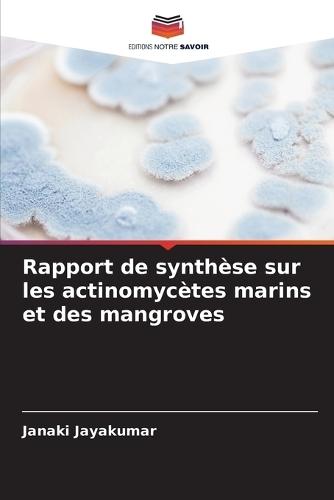 Rapport de synthèse sur les actinomycètes marins et des mangroves