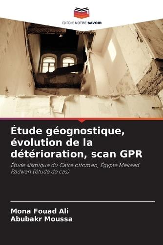 Étude géognostique, évolution de la détérioration, scan GPR