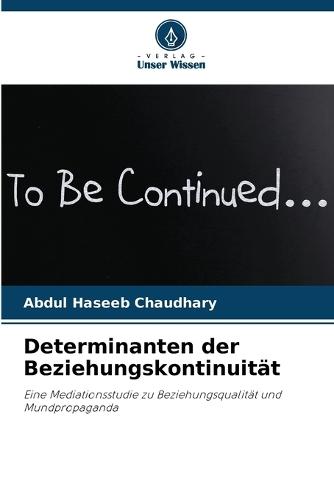 Determinanten der Beziehungskontinuität