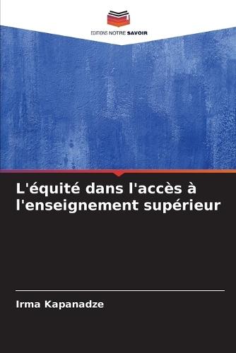 L'équité dans l'accès à l'enseignement supérieur
