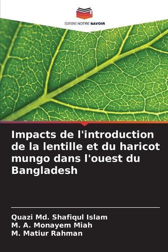 Impacts de l'introduction de la lentille et du haricot mungo dans l'ouest du Bangladesh