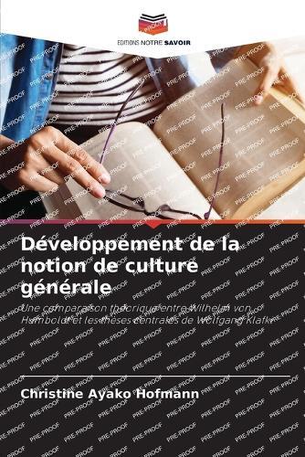 Développement de la notion de culture générale