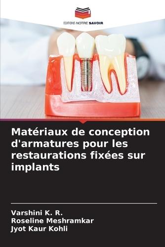 Matériaux de conception d'armatures pour les restaurations fixées sur implants