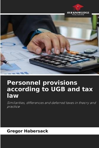 Personnel provisions according to UGB and tax law