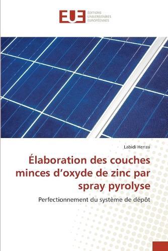 Élaboration des couches minces d'oxyde de zinc par spray pyrolyse