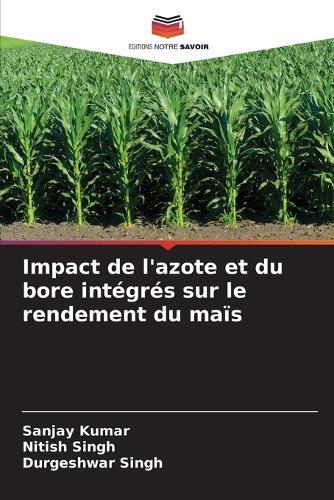 Impact de l'azote et du bore intégrés sur le rendement du maïs