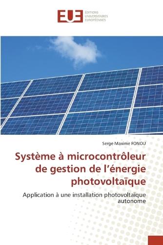 Système à microcontrôleur de gestion de l'énergie photovoltaïque