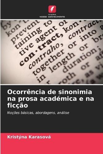 Ocorrência de sinonimia na prosa académica e na ficção
