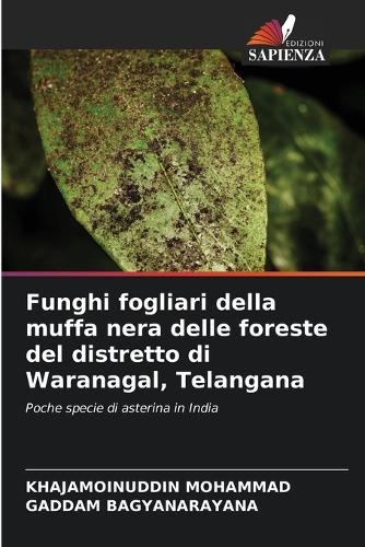 Funghi fogliari della muffa nera delle foreste del distretto di Waranagal, Telangana