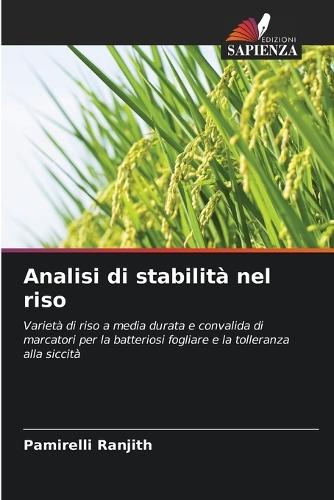 Analisi di stabilità nel riso