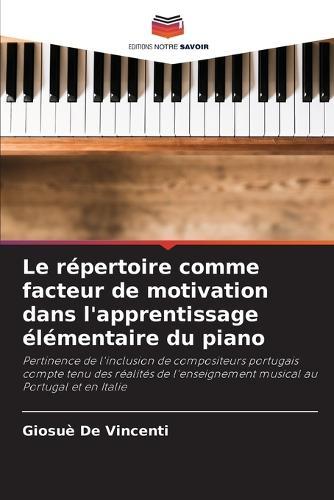 Le répertoire comme facteur de motivation dans l'apprentissage élémentaire du piano