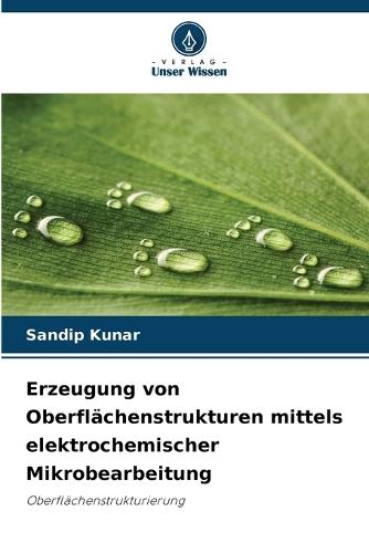 Erzeugung von Oberflächenstrukturen mittels elektrochemischer Mikrobearbeitung