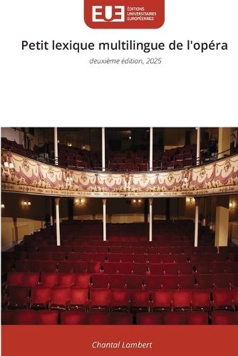 Petit lexique multilingue de l'opéra