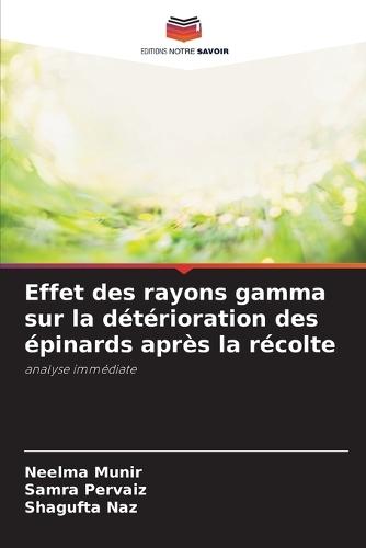 Effet des rayons gamma sur la détérioration des épinards après la récolte