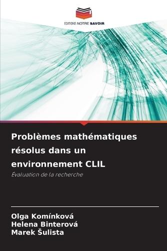 Problèmes mathématiques résolus dans un environnement CLIL