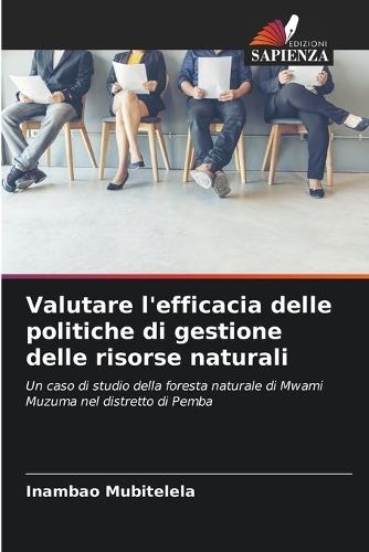 Valutare l'efficacia delle politiche di gestione delle risorse naturali