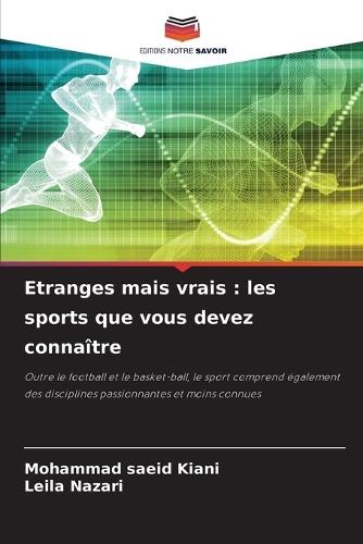 Etranges mais vrais: les sports que vous devez connaître