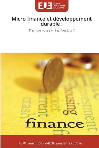 Micro finance et développement durable