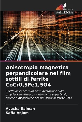 Anisotropia magnetica perpendicolare nei film sottili di ferrite CoCr0,5Fe1,5O4