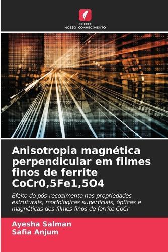 Anisotropia magnética perpendicular em filmes finos de ferrite CoCr0,5Fe1,5O4