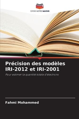 Précision des modèles IRI-2012 et IRI-2001