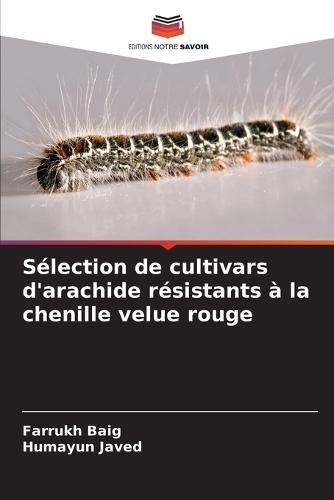 Sélection de cultivars d'arachide résistants à la chenille velue rouge