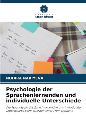 Psychologie der Sprachenlernenden und individuelle Unterschiede