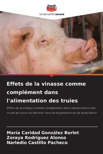 Effets de la vinasse comme complément dans l'alimentation des truies