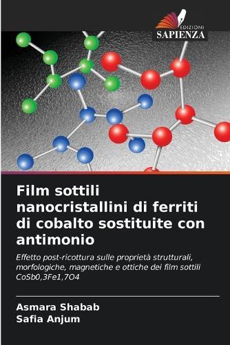 Film sottili nanocristallini di ferriti di cobalto sostituite con antimonio