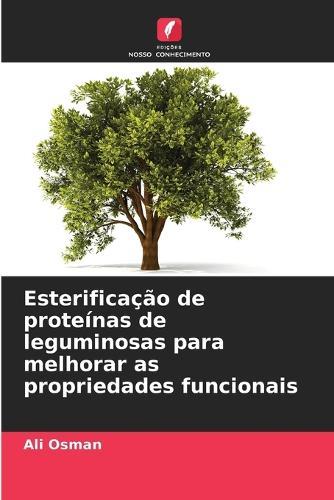 Esterificação de proteínas de leguminosas para melhorar as propriedades funcionais