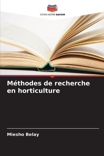 Méthodes de recherche en horticulture