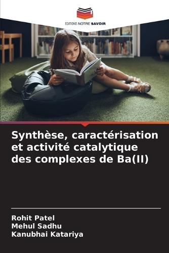 Synthèse, caractérisation et activité catalytique des complexes de Ba(II)