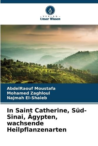 In Saint Catherine, Süd-Sinai, Ägypten, wachsende Heilpflanzenarten