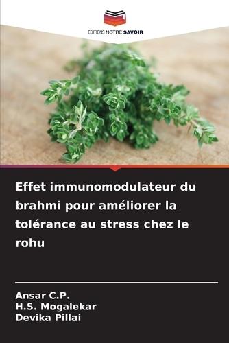Effet immunomodulateur du brahmi pour améliorer la tolérance au stress chez le rohu