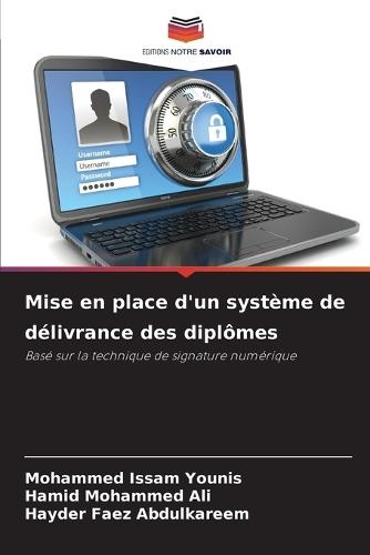 Mise en place d'un système de délivrance des diplômes