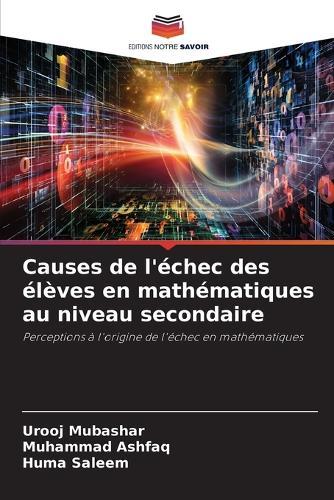 Causes de l'échec des élèves en mathématiques au niveau secondaire