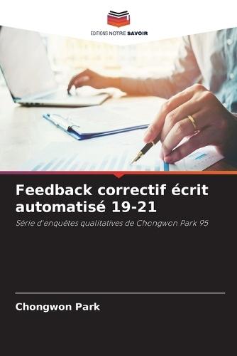 Feedback correctif écrit automatisé 19-21