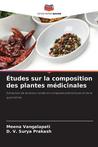 Études sur la composition des plantes médicinales